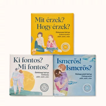 Mindwell családi kártyacsomag: kiskamasz, felnőtt és párkapcsolati